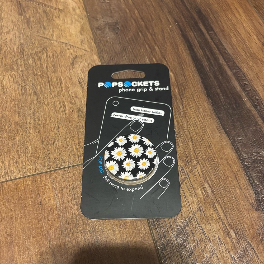 NWT Daisy Flower Phone Pop Socket